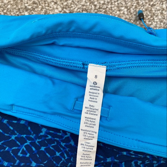 Lululemon Run Times short sz 8 - Picture 2 of 3